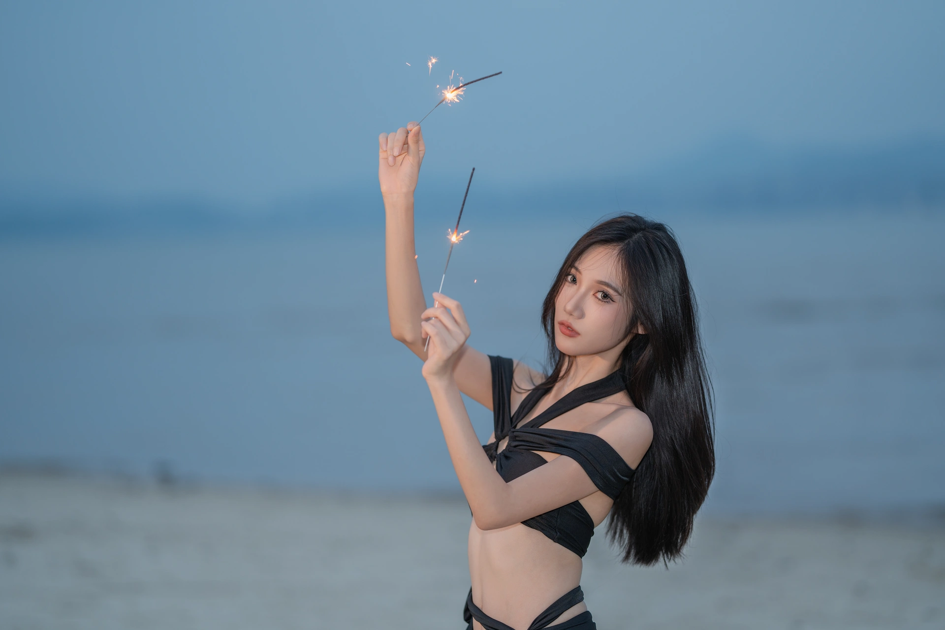 [YITUYU艺图语]2025.01.06 夜幕下的海边少女 o1ne万 2